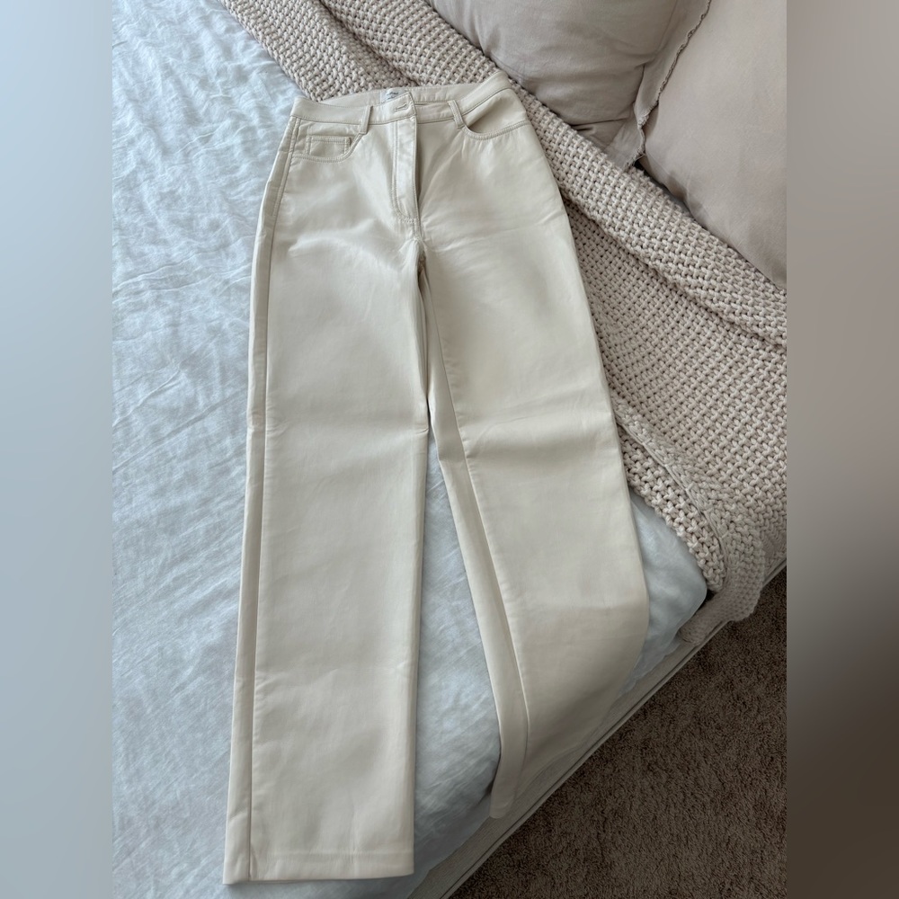 Aritzia Wilfred Leather Pant